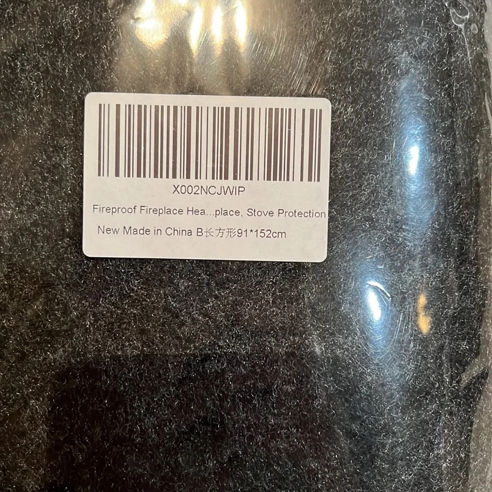 Fireproof fireplace heat resistant May, 36x60, new in‎ package